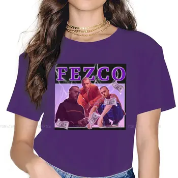 Тениска в стил Хип-хоп Fezco Euphoria HBO TV Series С Принтом Улицата Дрехи, Удобна Тениска За момичета, Специална Фланелка