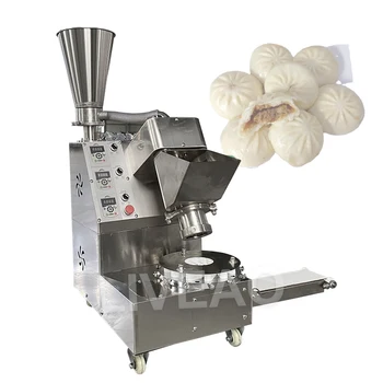 Автоматична машина за приготвяне на кексчета на пара с мощност 1500 w. С регулируема големина и дебелина Baozi Maker Търговски