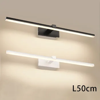 Стенен светодиоди за огледало в банята, интериорен часа свещници, стенни лампи в банята, 9 W, 12 W, модерен led AC90-260V