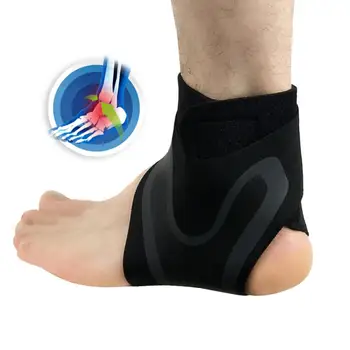 Еластичната спортна защита на глезена, Защитно маншет, Баскетбол бандаж за катерене, ръкав за определяне на краката, фланец бандаж, който поддържа глезен, ремък за краката
