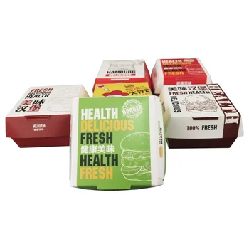 Потребителски продукт, обикновена биоразлагаемая опаковка за понички, дългогодишна кутия за бургери, храни контейнер