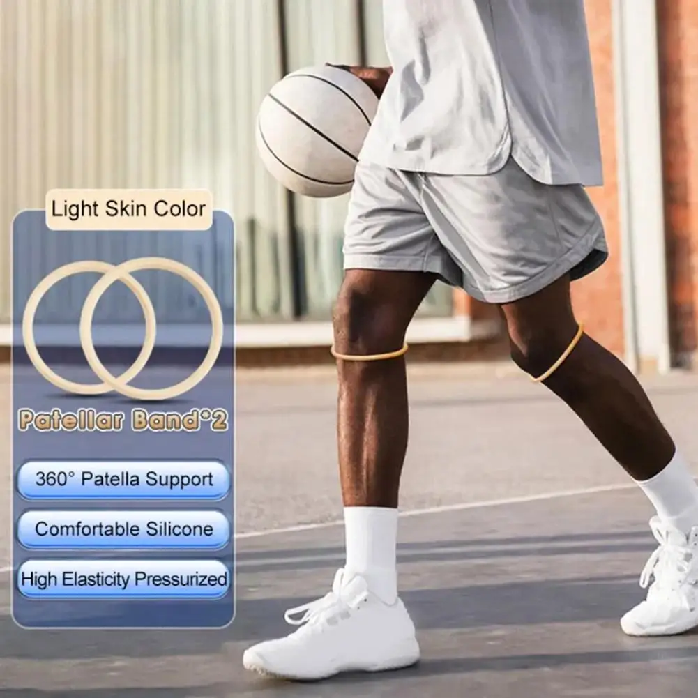 Флуоресцентна Превръзка За Патела Защита на Коляното Подкрепа Упражнения Петлевая Водоустойчив Еластична, Баскетболно Сила Превръзка от неопрен За коляното Loop Joint Protec R4A0 . ' - ' . 1