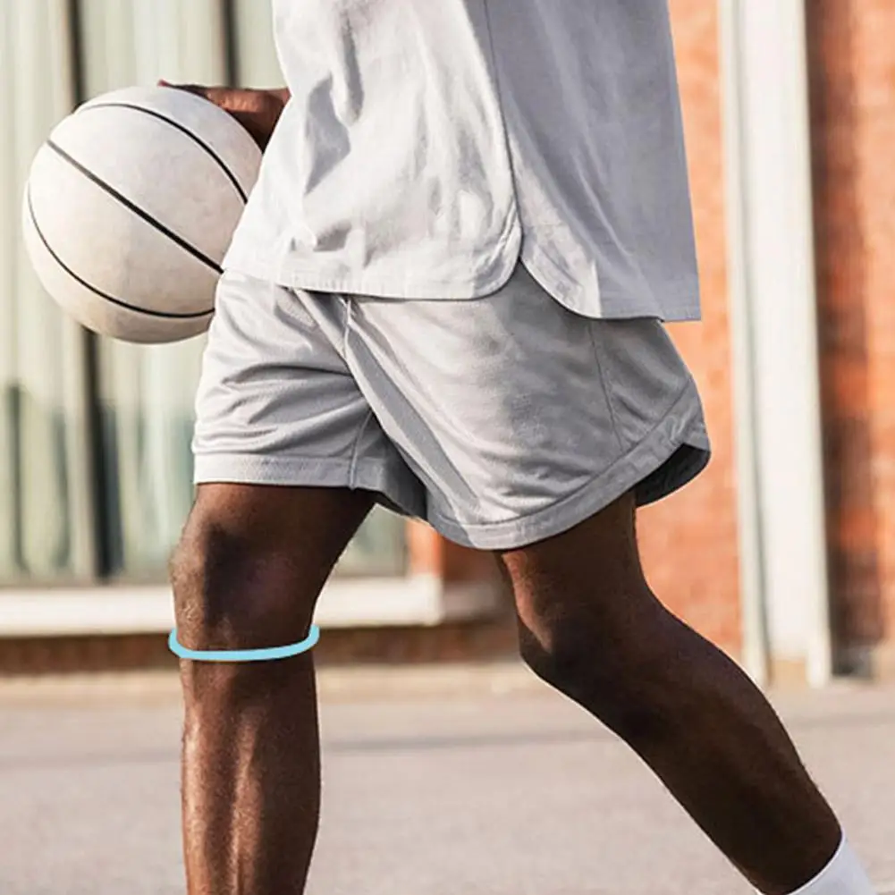 Флуоресцентна Превръзка За Патела Защита на Коляното Подкрепа Упражнения Петлевая Водоустойчив Еластична, Баскетболно Сила Превръзка от неопрен За коляното Loop Joint Protec R4A0 . ' - ' . 5