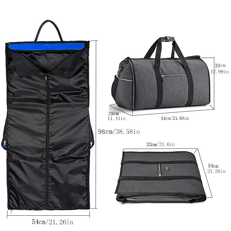 Пътен раница, чанта-тоут за жени, чанта през рамо за фитнес, спортна чанта през рамо за мъжки дрехи, чанта за ръчен багаж . ' - ' . 4