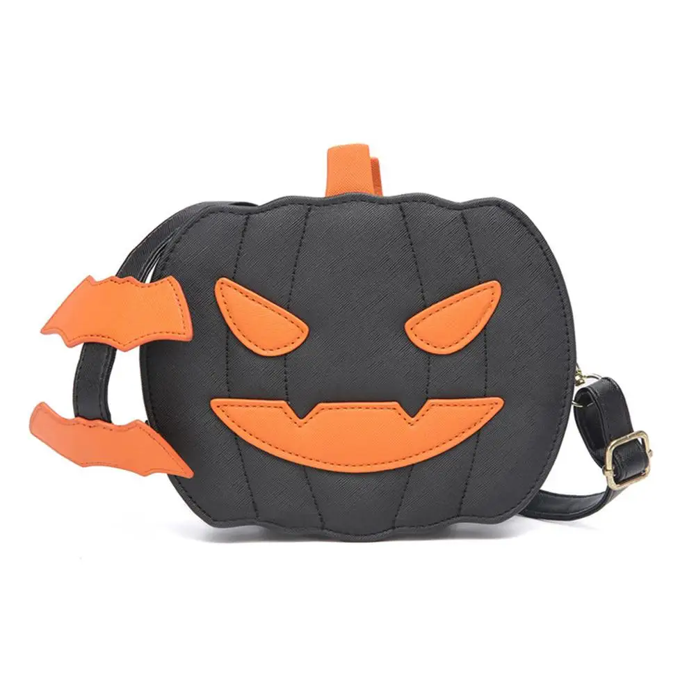 Чанта с тиква за Хелоуин, дамски забавна чанта-демон през рамо с една облегалка, скъпа дамски оригинална чанта Q9W9 . ' - ' . 4