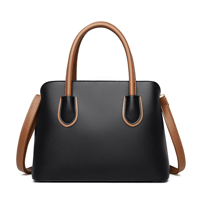 Висококачествена дамска чанта от мека кожа, луксозна дизайнерска марка дамски чанта през рамо, модерен класически дамски чанта за подмишниците, портфейл . ' - ' . 1