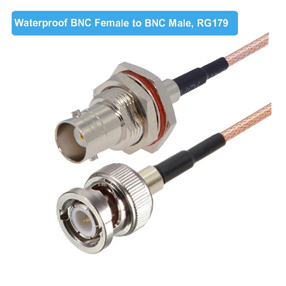 Конектор BNC за свързване към BNC конектора за свързване към BNC конектора под прав ъгъл от 90 градуса, кабел-адаптер 75 Ома RG179 с косичкой за видеокамера, сателитна телевизионна система . ' - ' . 3