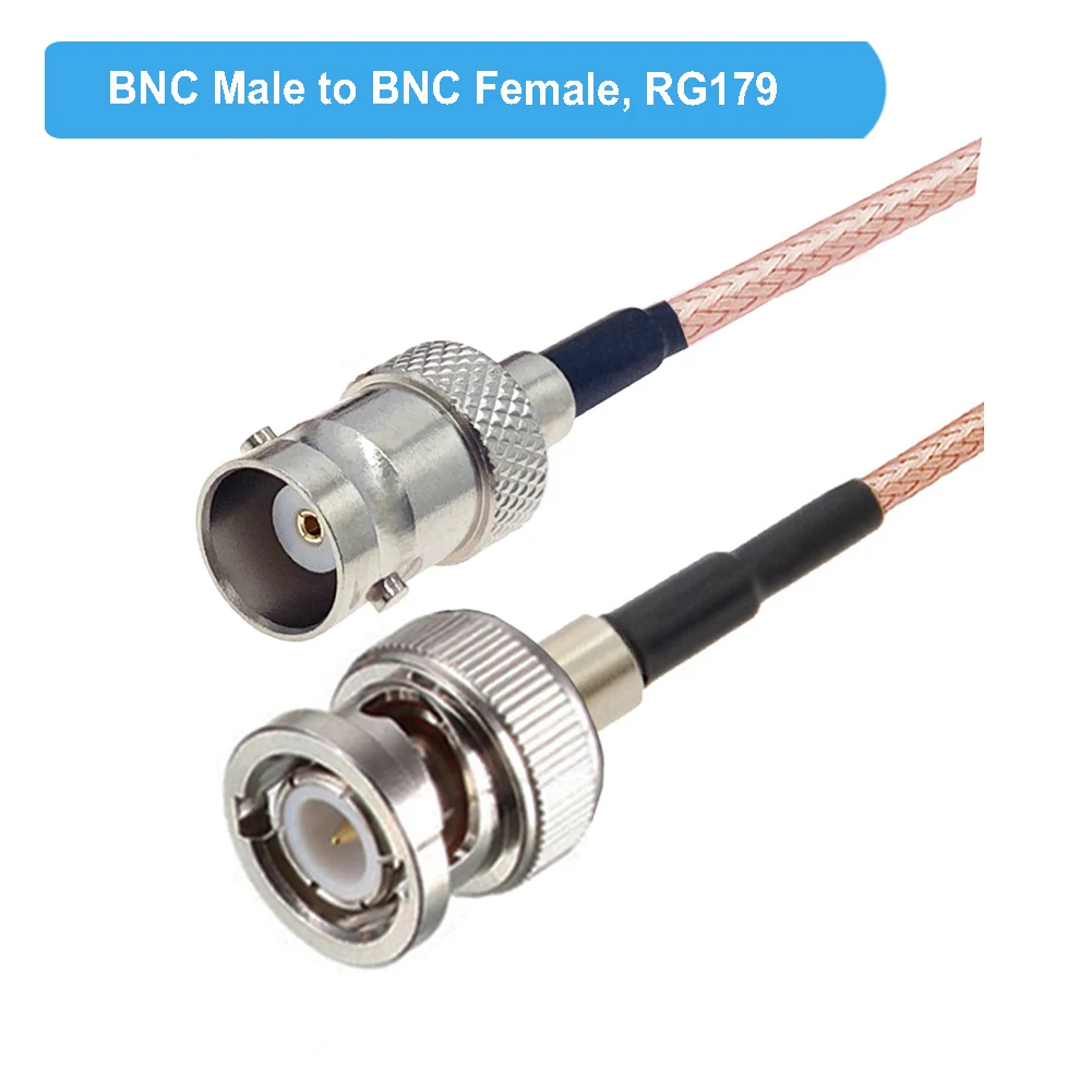 Конектор BNC за свързване към BNC конектора за свързване към BNC конектора под прав ъгъл от 90 градуса, кабел-адаптер 75 Ома RG179 с косичкой за видеокамера, сателитна телевизионна система . ' - ' . 4