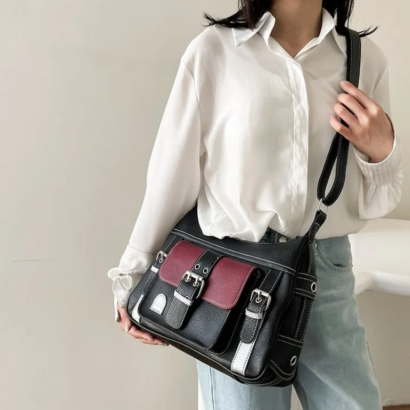 Висококачествена дамска чанта през рамо, лесно, луксозна, голям капацитет, ежедневни и модни, брызгозащищенная чанта през рамо, популярна през 2023 г. . ' - ' . 2