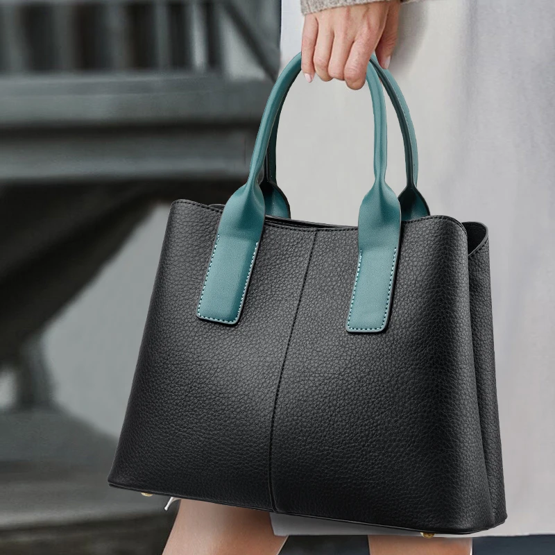 Истинска марка, ежедневни чанти-тоут голям капацитет, по-големи чанти през рамо за жени 2023, женствена чанта за пазаруване, чанти . ' - ' . 0