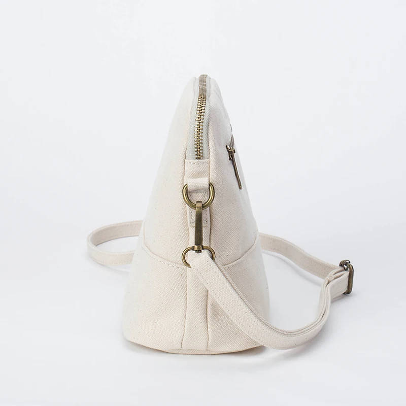 Дамска чанта YONBEN Малка прясна литература чанта-месинджър с едно рамо холщовая чанта, изработена от чист памук Shell bag 206 . ' - ' . 5