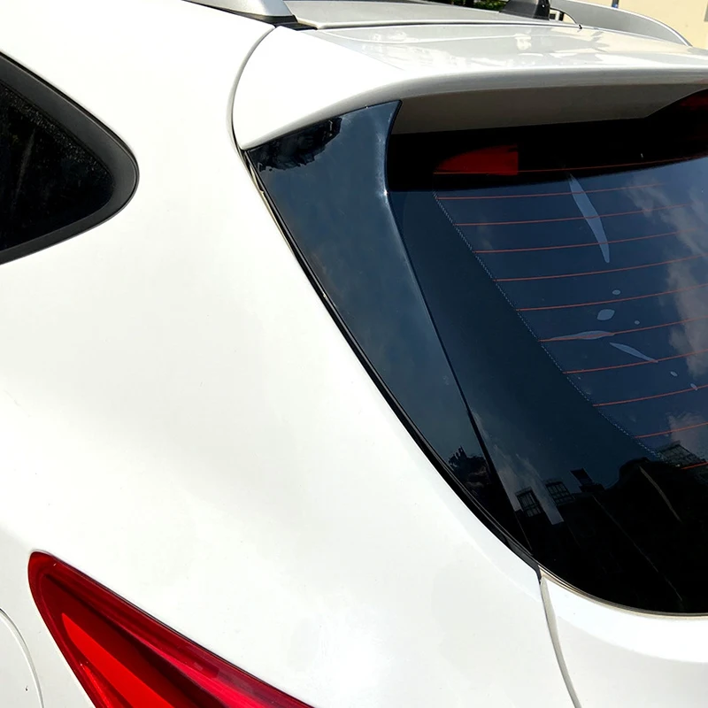 Чифт лъскави черни сплиттеров на задното стъкло, странични спойлери, канардов, престилки, накладки за Hyundai IX35 2010-2017 Стайлинг автомобили . ' - ' . 3