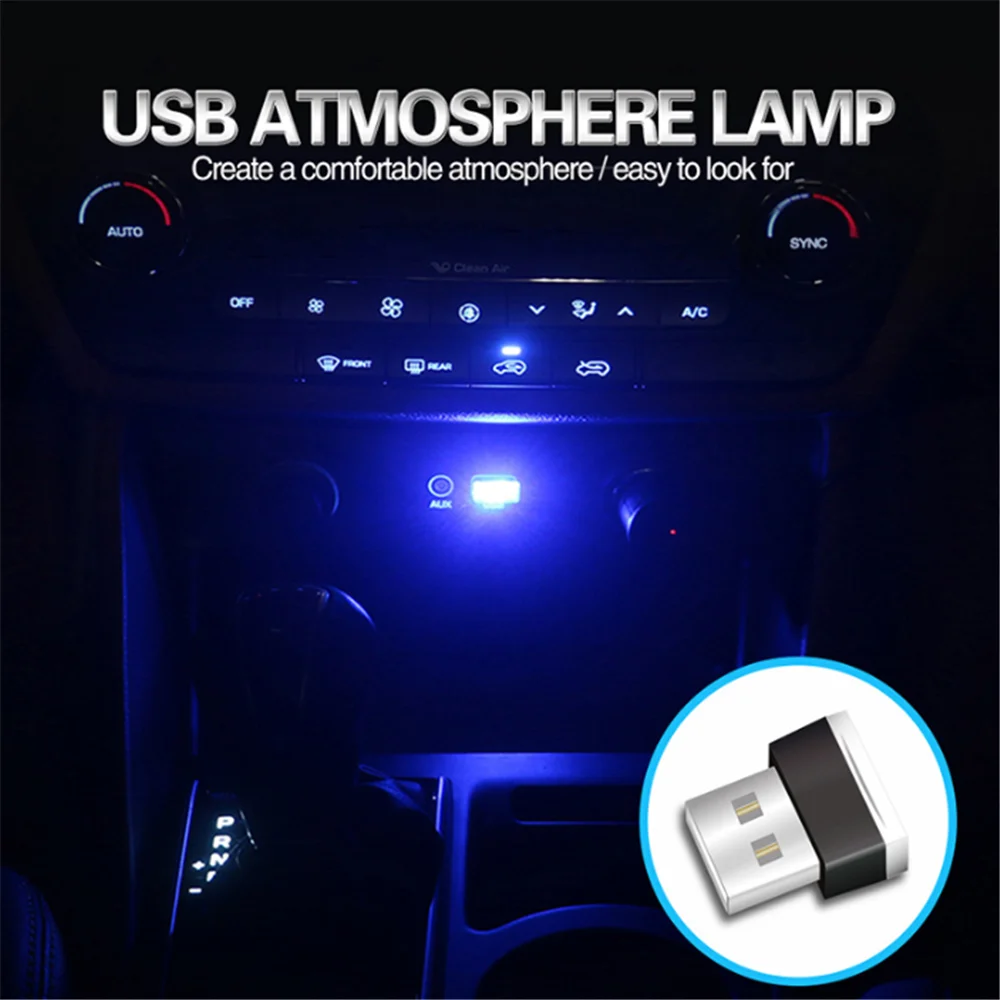 авто декоративна лампа Mini USB за Renault Megan Modus Kangoo Logan Sandero, Clio Modus . ' - ' . 3