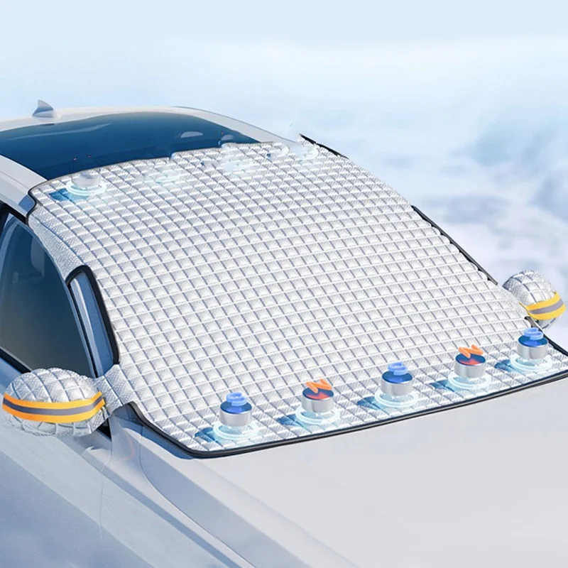 За Nissan Note E12 2013-2019 Много дебели магнитни щорите от замръзване на автомобила, покриваща предното стъкло със сняг . ' - ' . 0