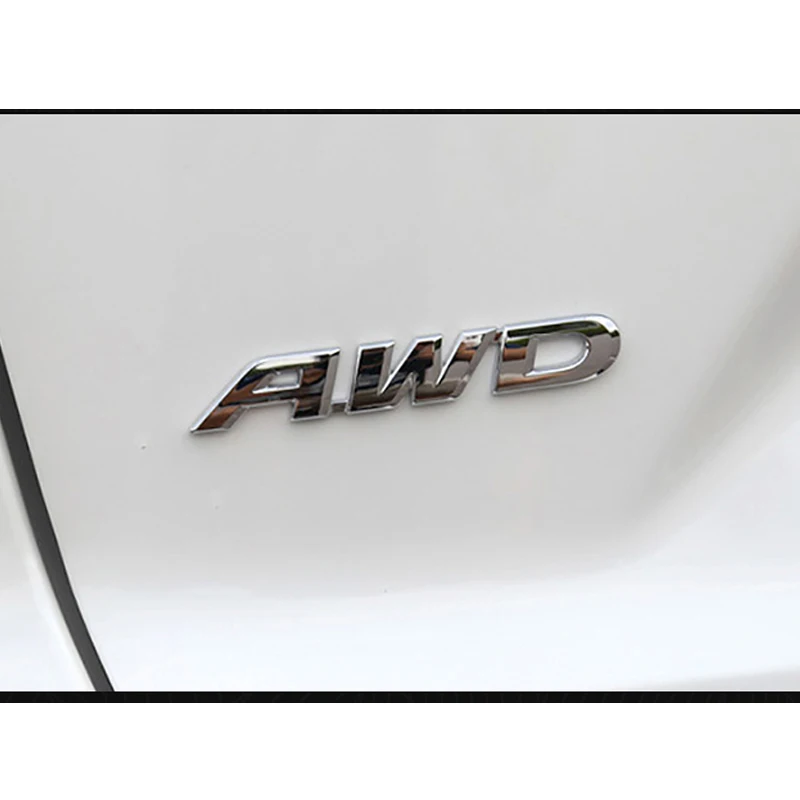 3D автомобилни стикери AWD на Subaru Toyota Honda Mazda BENZ Audi задвижване на всички колела BMW suv Suv Метален стикер AWD Емблема Стикер . ' - ' . 4