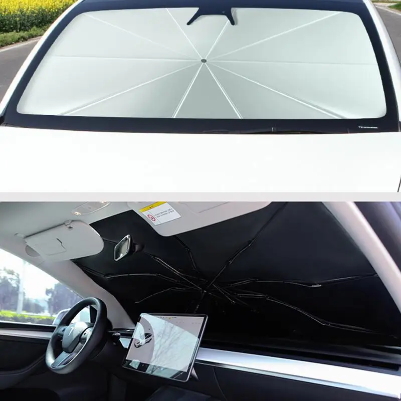 Model3/Y Авто Слънцезащитен Чадър Block Heat UV Proof Багажника Чадър За Защита на Предното Стъкло Block Heat Car Styling Автоаксесоари . ' - ' . 2