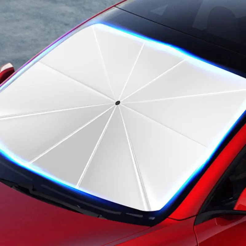 Model3/Y Авто Слънцезащитен Чадър Block Heat UV Proof Багажника Чадър За Защита на Предното Стъкло Block Heat Car Styling Автоаксесоари . ' - ' . 4