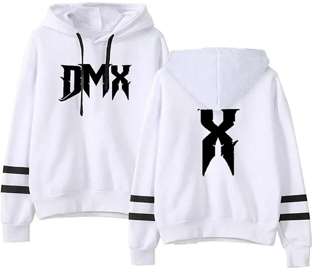 DMX Rip Hoody унисекс, без джобове, hoody с успоредни брусьями, hoody с дълъг ръкав, дамски, мъжки жилетки, облекло за хип-хоп рапъри Rest in Peace . ' - ' . 1