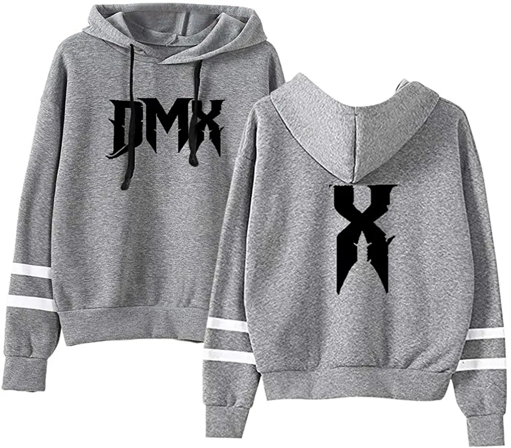 DMX Rip Hoody унисекс, без джобове, hoody с успоредни брусьями, hoody с дълъг ръкав, дамски, мъжки жилетки, облекло за хип-хоп рапъри Rest in Peace . ' - ' . 3