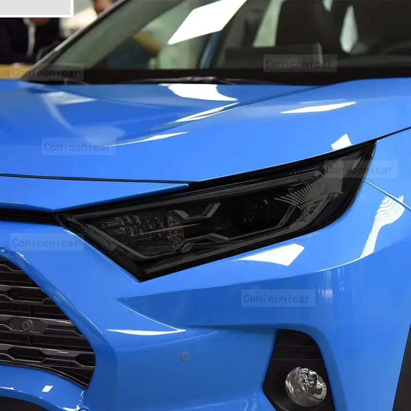 За Toyota RAV4 XA50 2019 2020, външни светлини на автомобила от TPU защитно фолио от надраскване, аксесоари за ремонт на фаровете, стикер . ' - ' . 3