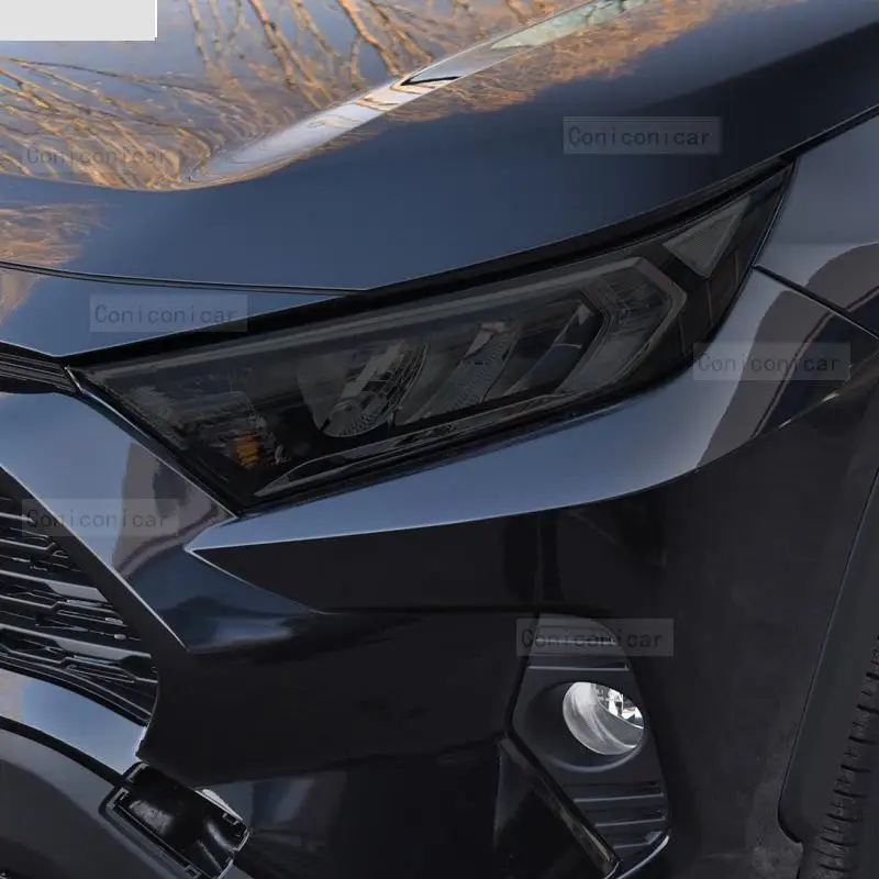 За Toyota RAV4 XA50 2019 2020, външни светлини на автомобила от TPU защитно фолио от надраскване, аксесоари за ремонт на фаровете, стикер . ' - ' . 4