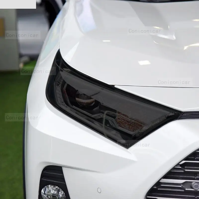 За Toyota RAV4 XA50 2019 2020, външни светлини на автомобила от TPU защитно фолио от надраскване, аксесоари за ремонт на фаровете, стикер . ' - ' . 5