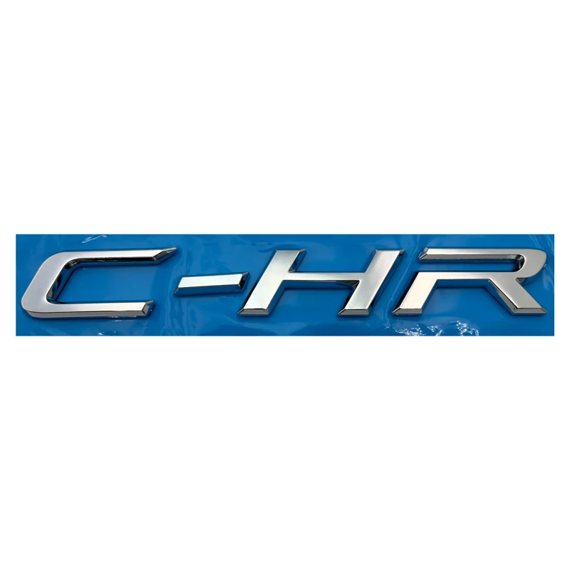 3D антиблокираща система (ABS пластмаса) Буквално логото на C-HR, Емблемата на задния багажник, стикери емблема, икона, стикер за Toyota CHR, Аксесоари за стайлинг на автомобили . ' - ' . 3