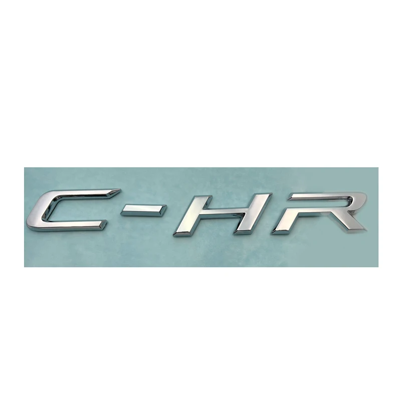 3D антиблокираща система (ABS пластмаса) Буквално логото на C-HR, Емблемата на задния багажник, стикери емблема, икона, стикер за Toyota CHR, Аксесоари за стайлинг на автомобили . ' - ' . 4