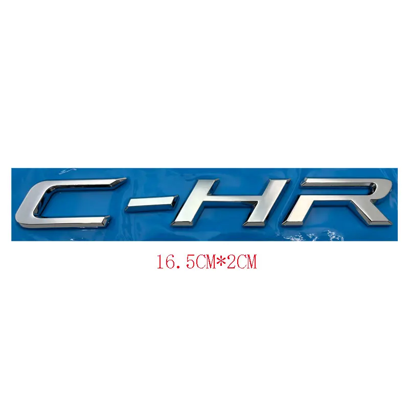 3D антиблокираща система (ABS пластмаса) Буквално логото на C-HR, Емблемата на задния багажник, стикери емблема, икона, стикер за Toyota CHR, Аксесоари за стайлинг на автомобили . ' - ' . 5