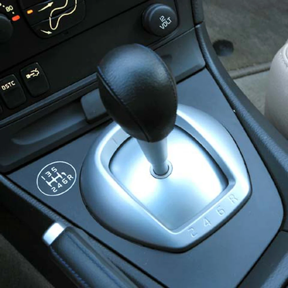 Дръжка за превключване на предавките на превозното средство от изкуствена кожа на лоста за превключване на предавките с ръчно топката за Volvo S60, V70 S60R V70R . ' - ' . 3
