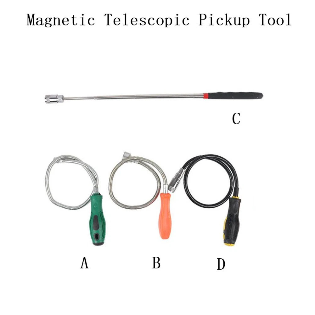 Телескопичен магнитен инструмент за захващане Гъвкав пружинен магнитен улавяне на големи разстояния, За ремонт на ръчни инструменти . ' - ' . 1