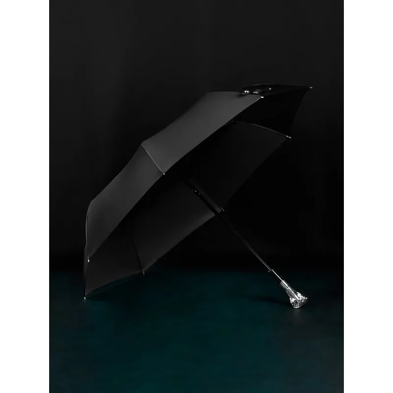 DanMunier Ретро Сгъваем чадър 12 Зодиакални Знаци, чадър от дъжд, мъжки ретро чадър оригинален дизайн с двойно предназначение . ' - ' . 4