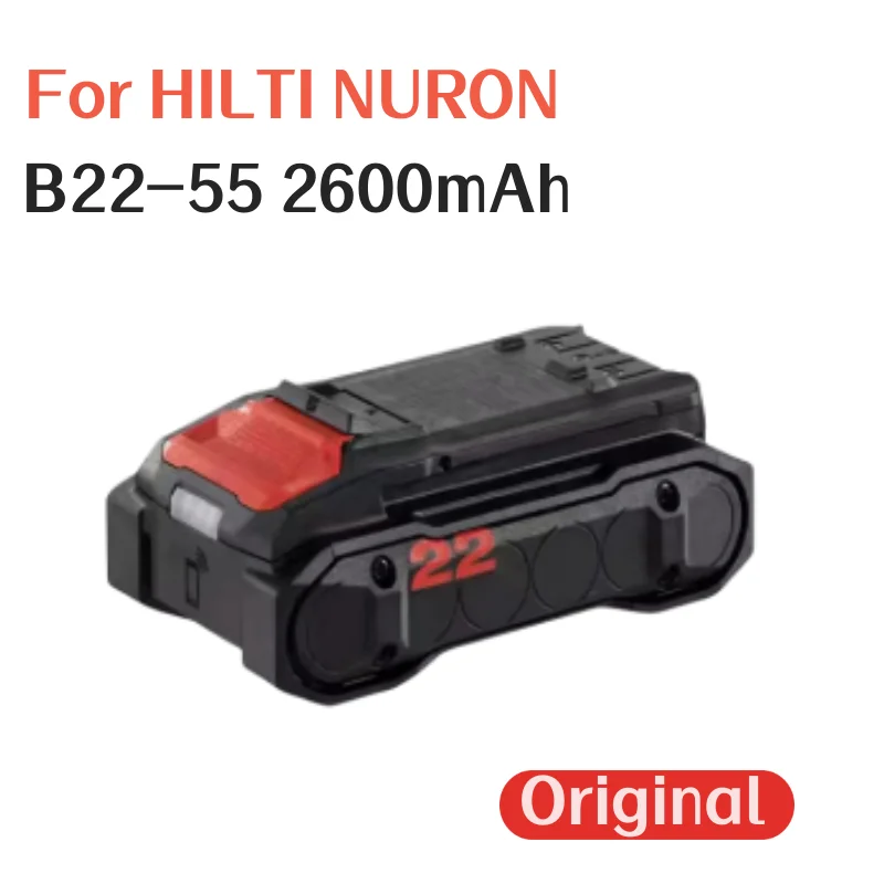 100% Оригинална батерия с капацитет 5200 mah за HILTI NURON серия 22, електрически чук, електрическа бормашина, акумулаторна литиево-йонна батерия . ' - ' . 5