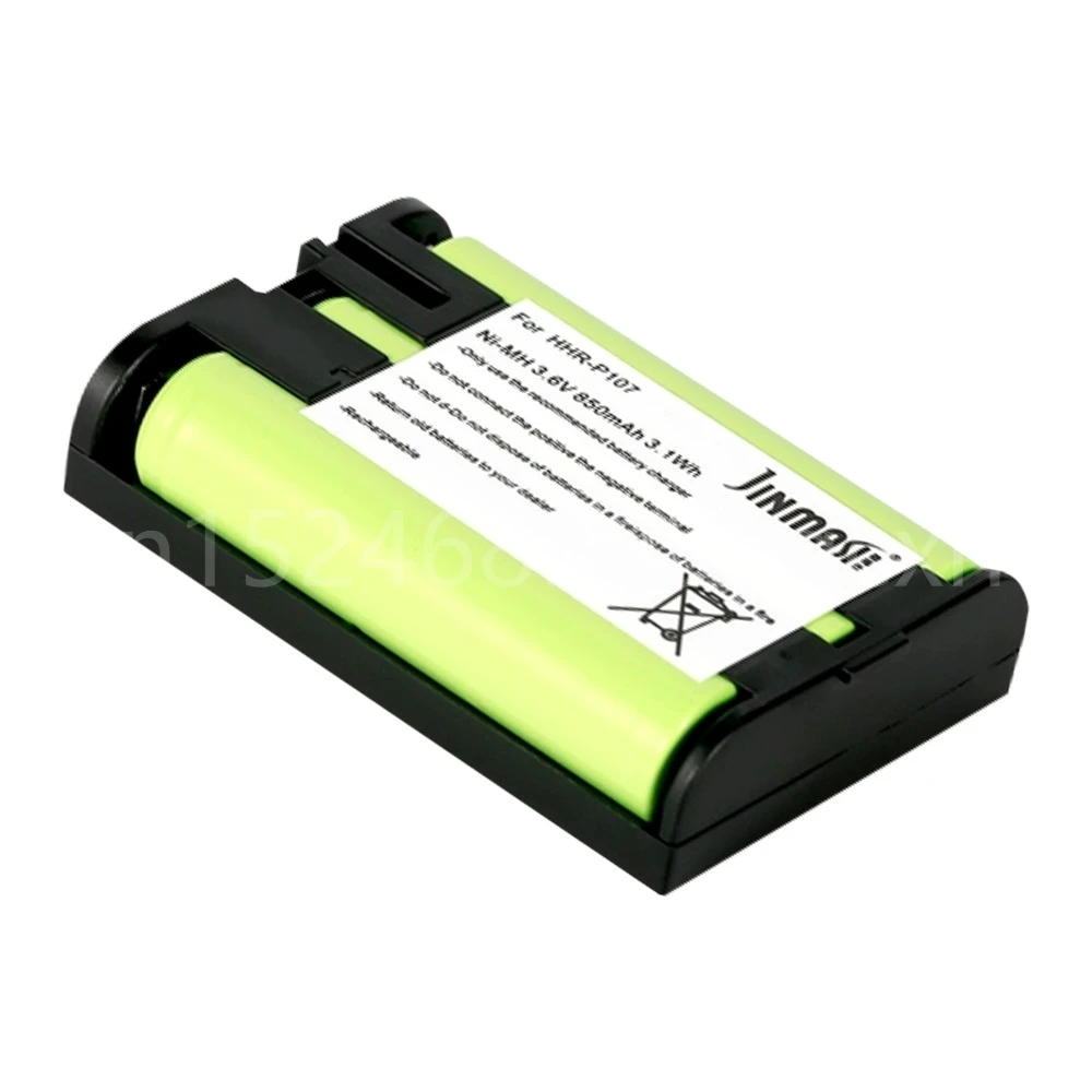 3,6 На 650 mah Ni-MH Батерия за Panasonic HHR-P107 HHRP107 HHRP107A/1B Батерия За Безжичен Телефон . ' - ' . 5