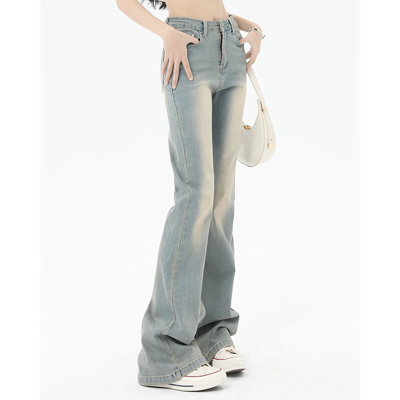 Градинска дрехи, дамски дънки с прави штанинами, 90-те години, дънкови панталони Y2K с висока талия, дамски пране, широки дамски панталони, дамски панталони . ' - ' . 2