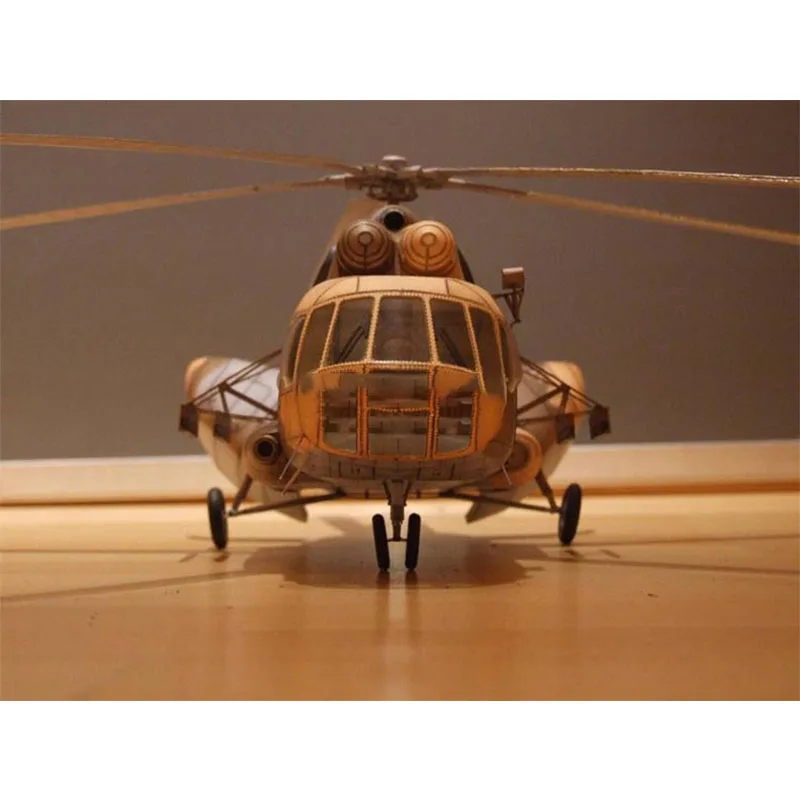 1:33, Полски Среден Хеликоптер Ми-17 Книжен Модел на Превозното Хеликоптер Ръчно изработени Книжен Модел Papercraft Колекция от Декорации за дома . ' - ' . 3