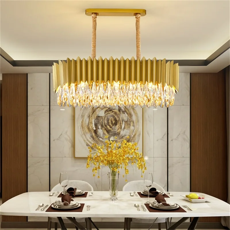 Полилей SAMAN, осветителни тела, Луксозен Златист Медальон лампа, домашен led в постмодерния стил за дневната, трапезарията . ' - ' . 2