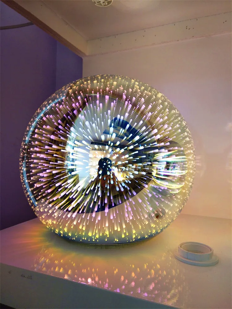 Модерен 3D Стъклен Блясък Висящи осветителни Тела от Арт Творчески Окачен Лампа Таванско помещение Ресторант Окачен Лампа Suspendu Вътрешно Осветление . ' - ' . 0